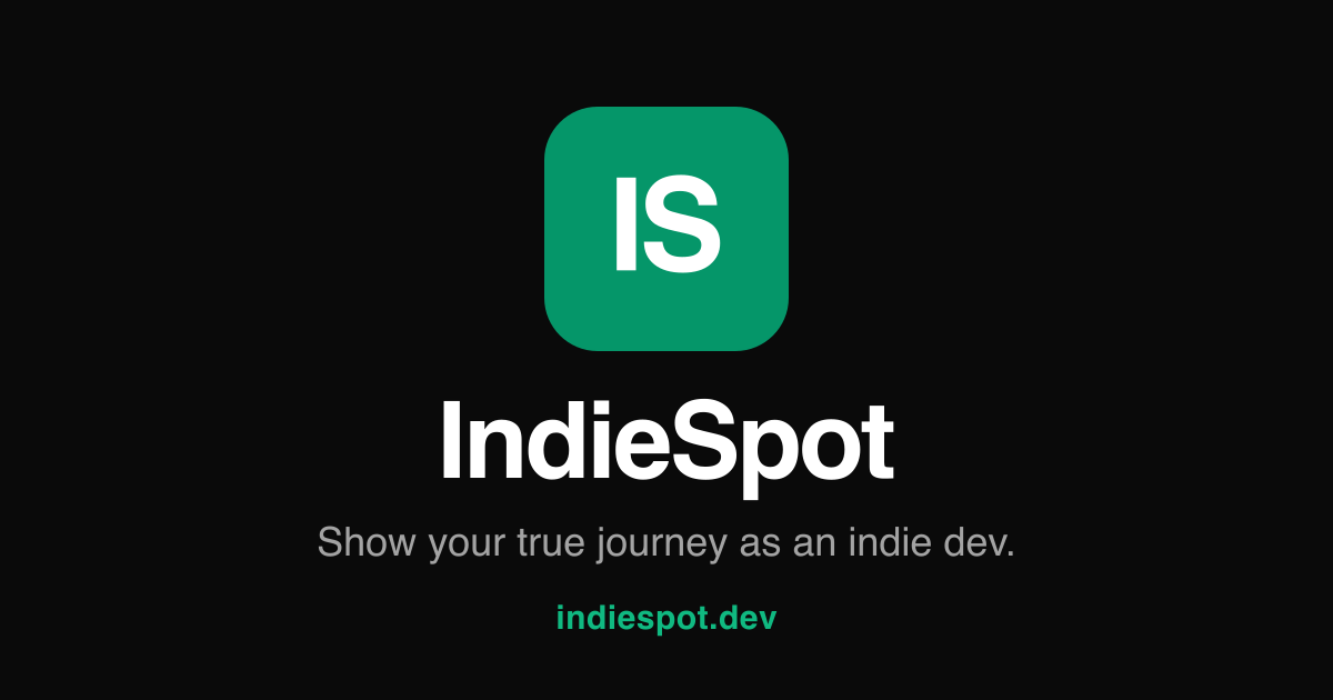 IndieSpot — official preview image